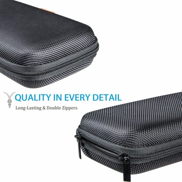 GLCON Portable Protection Hard EVA Case for External Battery,Cell Phone,GPS,Hard Drive,USB Charging Cable,Carrying Bag Mesh Inner Pocket,Zipper Enclosure,Universal Travel Pouch Bag - Image 4
